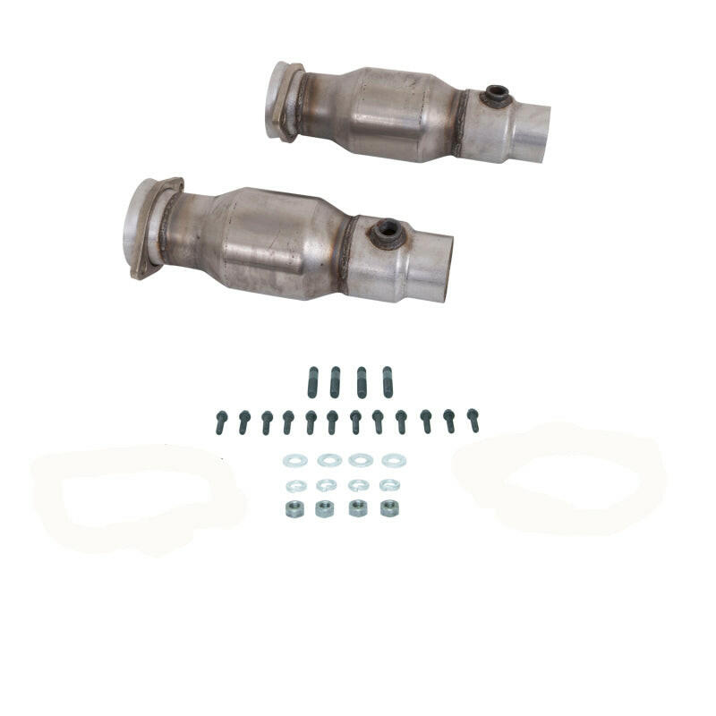 BBK 10-15 Camaro LS3 L99 Long Tube Exhaust Headers With Converters - 1-3/4 Chrome Headers & Manifolds BBK