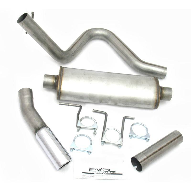 JBA 99-05 Ford Excursion 5.4L/6.8L 409SS Pass Side Single Exit Cat-Back Exhaust Catback JBA