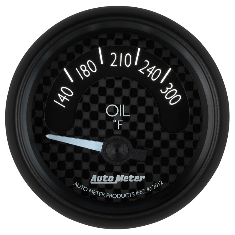 Autometer GT Series 52mm Short Sweep Electronic 140-300 Deg F Oil Temperature Gauges AutoMeter