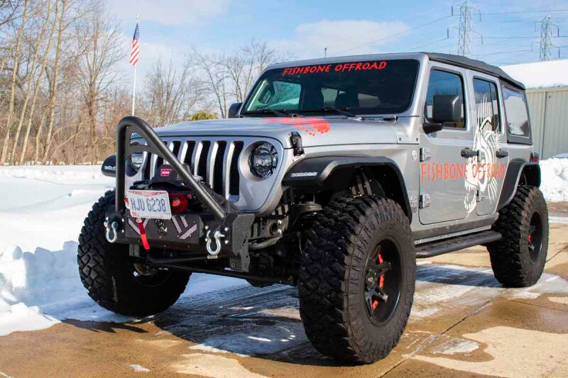 Fishbone Offroad 07-18 Jeep Wrangler JK Barracuda Stinger Bar Body Armor & Rock Rails Fishbone Offroad