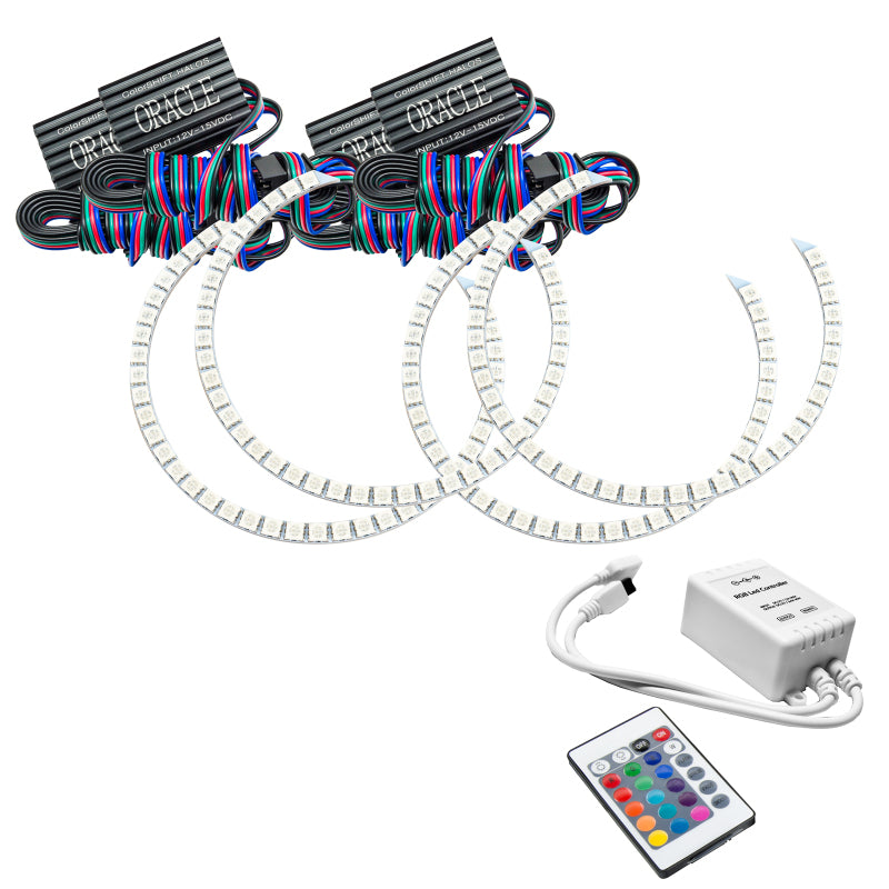 Oracle Acura RSX 02-04 Halo Kit - ColorSHIFT w/ Simple Controller Headlights ORACLE Lighting