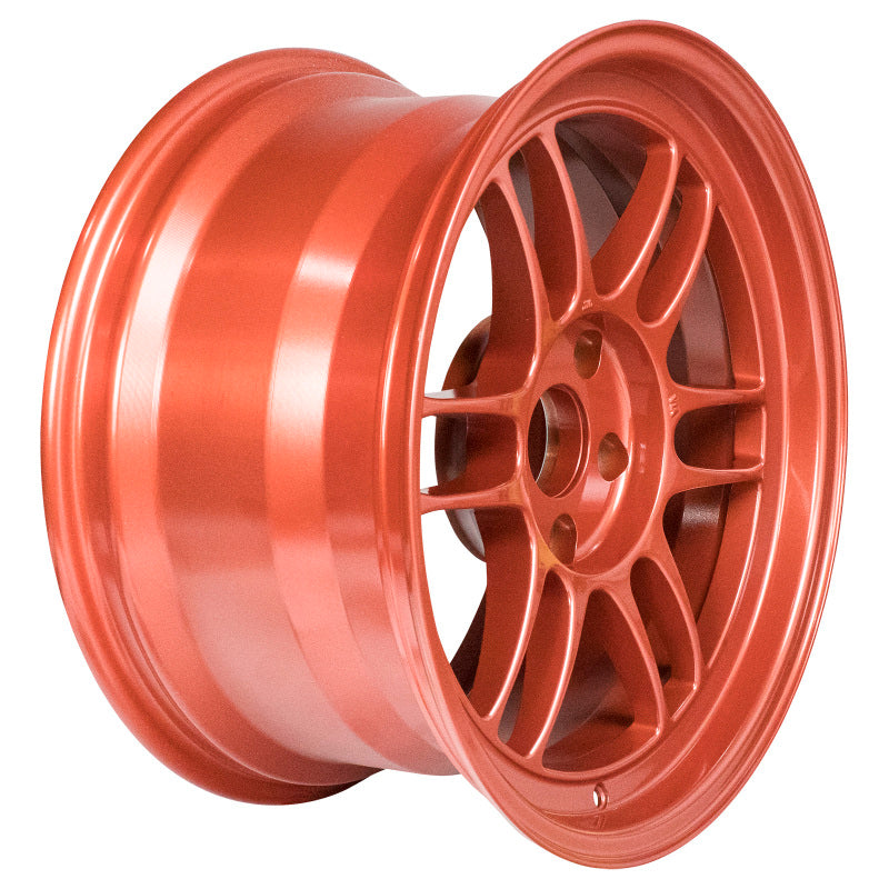 Enkei RPF1 17x9 5x114.3 22mm Offset 73mm Bore Orange Wheel Wheels - Cast Enkei
