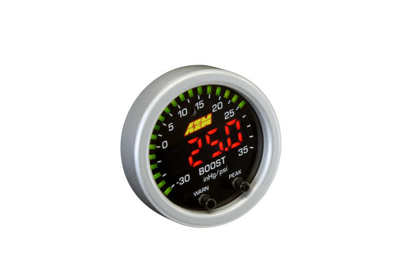 AEM X-Series Boost Pressure -30inHg 35psi Gauge Gauges AEM