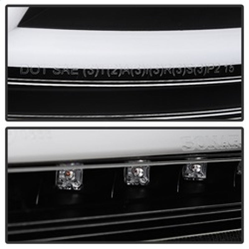 Spyder Audi TT 07-12 LED Tail Lights Black ALT-YD-ATT07-LED-BK Tail Lights SPYDER