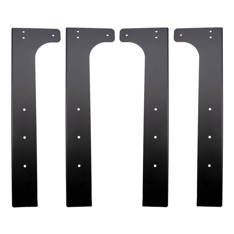 Wehrli Modular Steel Work Bench Leg Kit 40in Tall x .120in Thick - Flat Black Tool Storage Wehrli