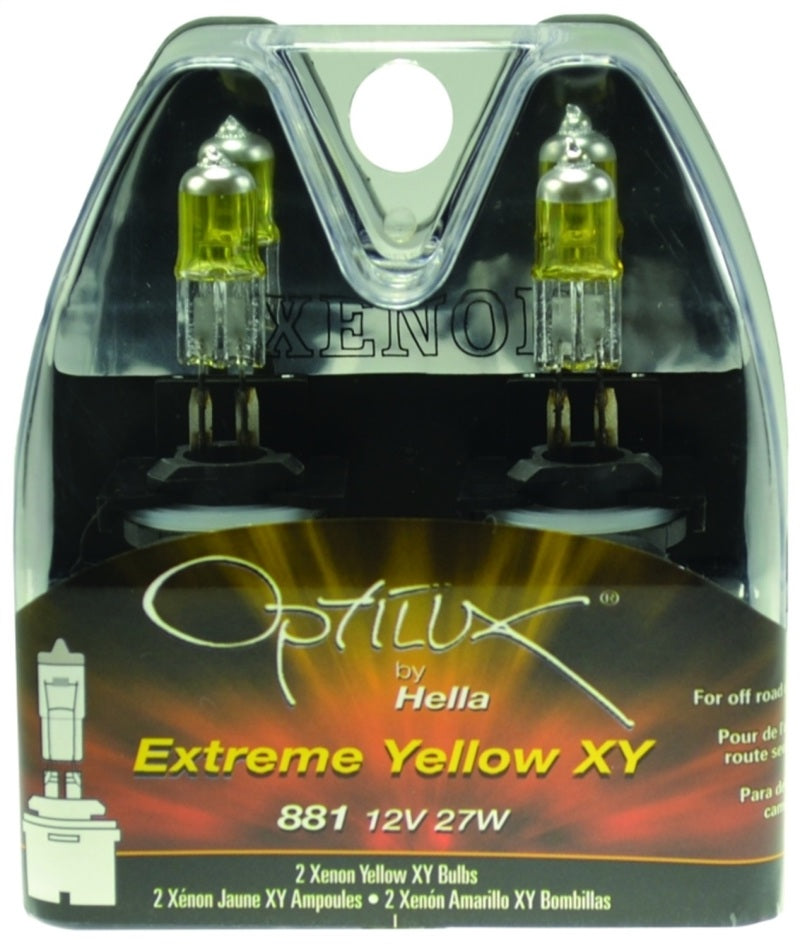 Hella Optilux 881 12V Xenon Yellow XY Bulb Bulbs Hella