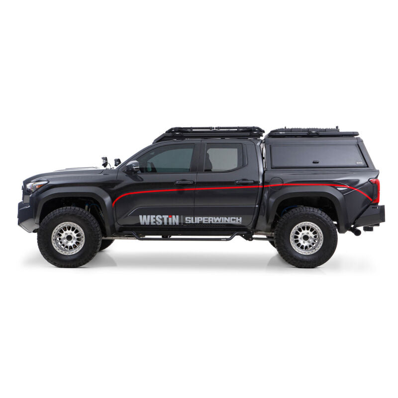 Westin 24-26 Toyota Tacoma DC Outlaw Drop Running Boards - Tex. Blk Running Boards Westin