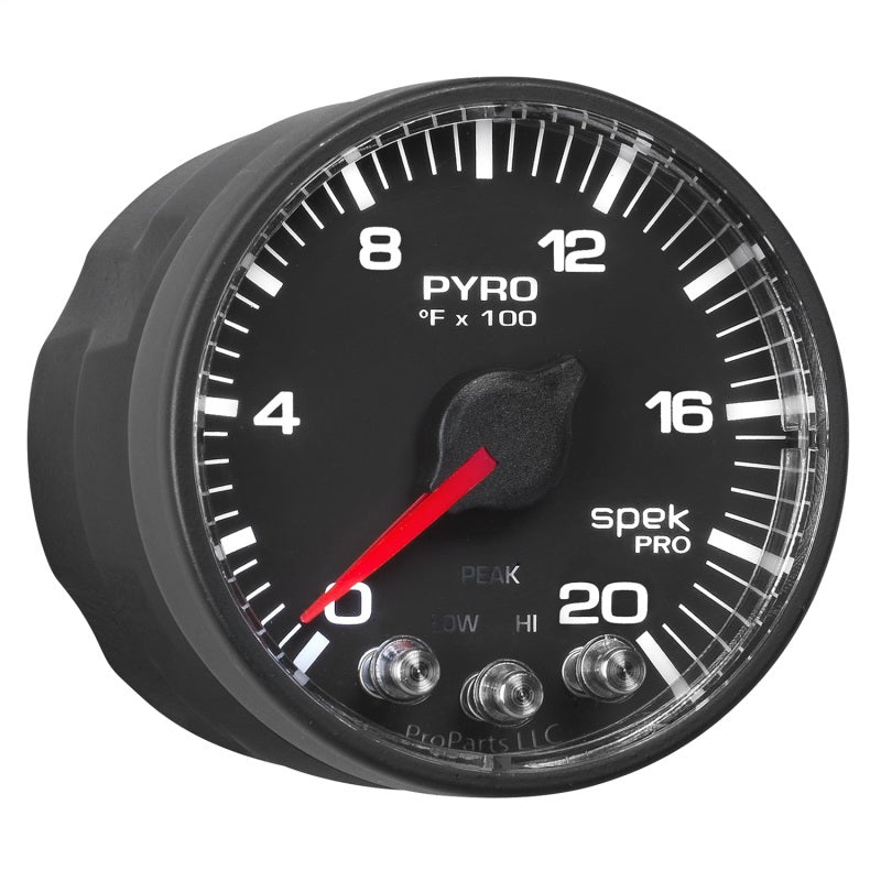 Autometer Spek-Pro 52.4mm 0-2000F Digital Stepper Motor Pyrometer Gauge Gauges AutoMeter
