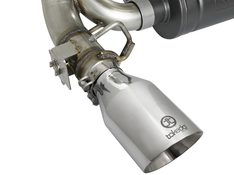 aFe Takeda 3in 304 SS Axle-Back Exhaust System w/ Polished Tip 16-18 Ford Focus RS 2.3L (t) Axle Back aFe