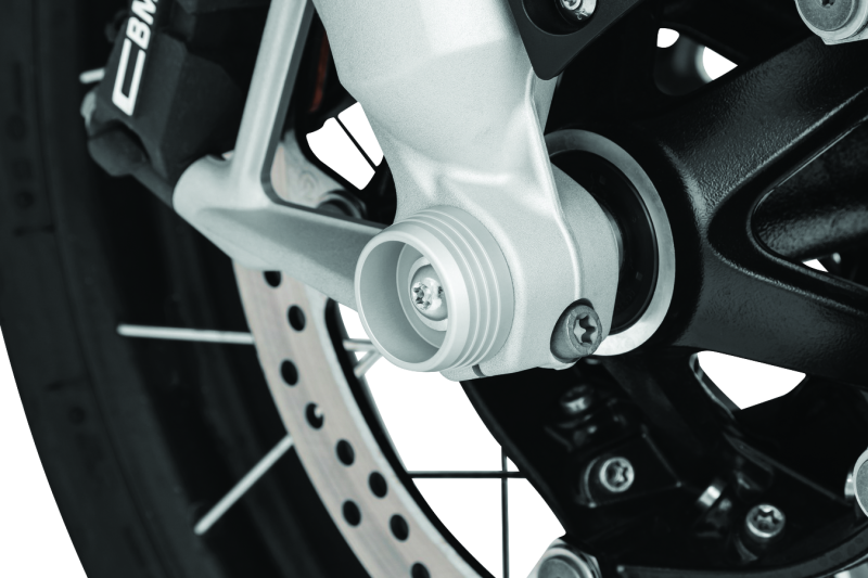 Kuryakyn Lodestar Axle Sliders Silver Hardware - Singles Kuryakyn