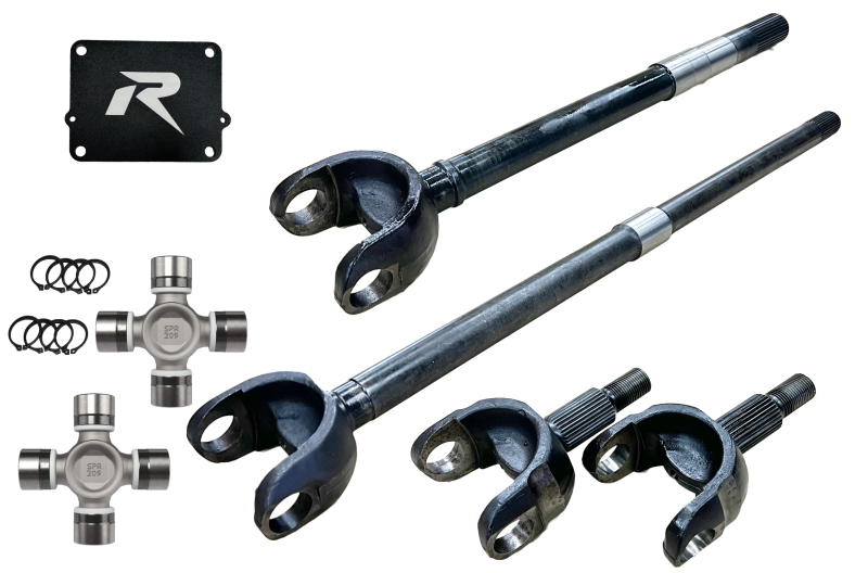 Revolution Gear & Axle 2018+ Jeep Wrangler JL & JT 1-Piece Chromoly Discovery Series Front Axle Kit Axles Revolution Gear & Axle