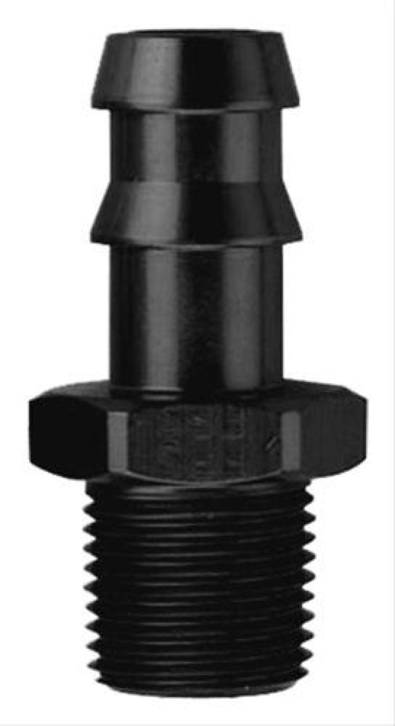 Fragola 3/8 Hose Barb x 1/4 NPT - Black Fittings Fragola