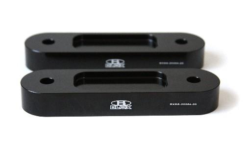 BLOX Honda S2000 Racing Front 20mm Thick Spacer Bump Steer Kit - Black (Lowered 1in and more) Bushing Kits BLOX Racing