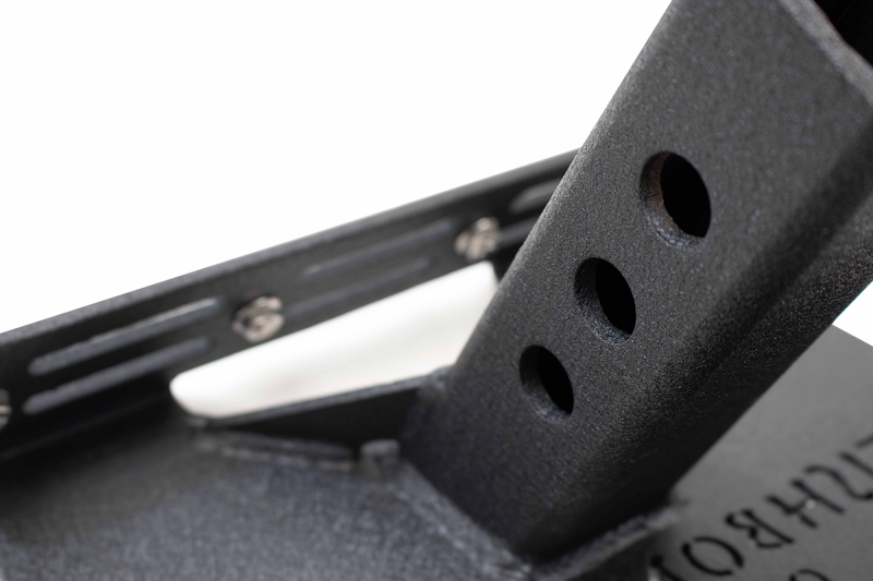 Fishbone Offroad 2In Receiver Hitch Mounted Step - Black Powdercoat Steel Hitch Accessories Fishbone Offroad