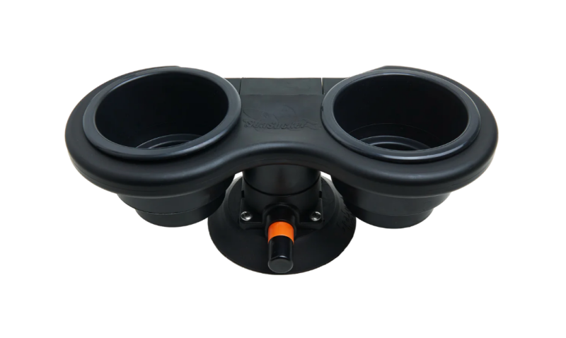 SeaSucker 2-Cup Holder Horizontal - Black Cup Holders SeaSucker