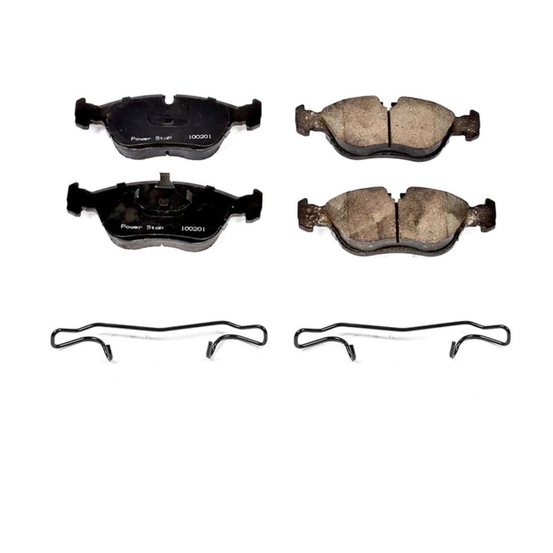 Power Stop 93-97 Volvo 850 Front Z17 Evolution Ceramic Brake Pads w/Hardware Brake Pads - OE PowerStop