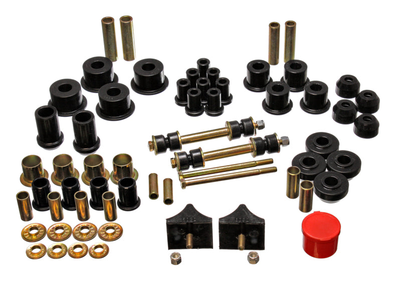 Energy Suspension 66-76 Chrysler A Body - Dart/Demon/Duster/Valiant Black Hyper-flex Master Bushing Bushings - Full Vehicle Kits Energy Suspension