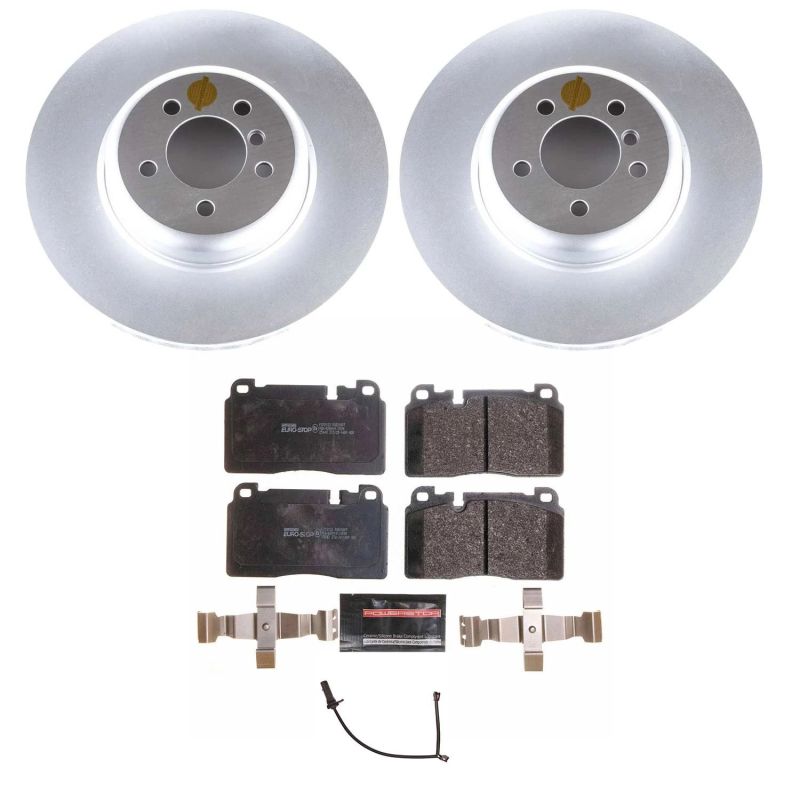 Power Stop 2013 Audi Q5 Front Euro-Stop Brake Kit Brake Kits - OE PowerStop