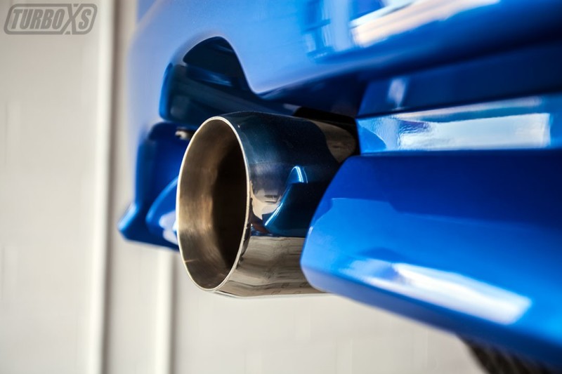 Turbo XS 04-08 Forester XT Axle Back 4in Polished Stainless Tip Muffler Muffler Turbo XS