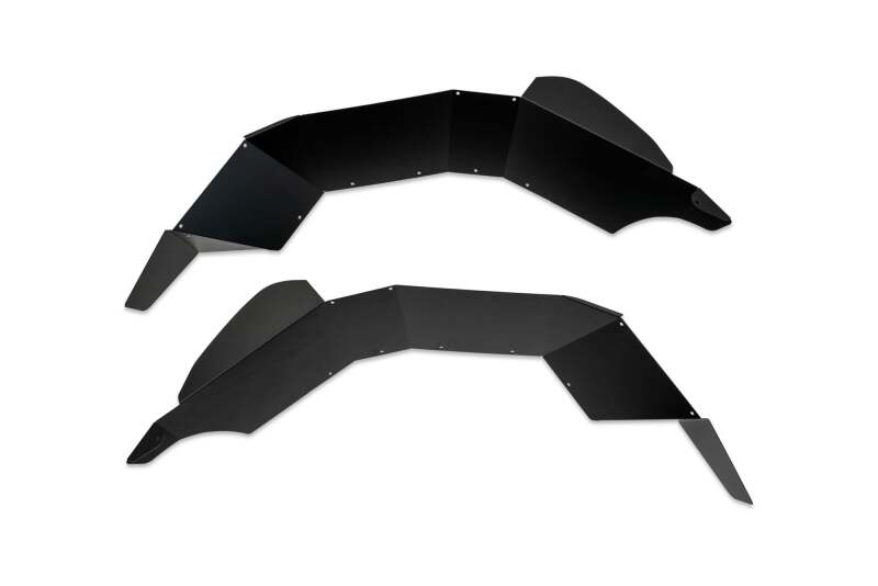 DV8 Offroad 20-24 Jeep Gladiator JT Rear Inner Fender Liners - Satin Black Wheel Well Liners DV8 Offroad