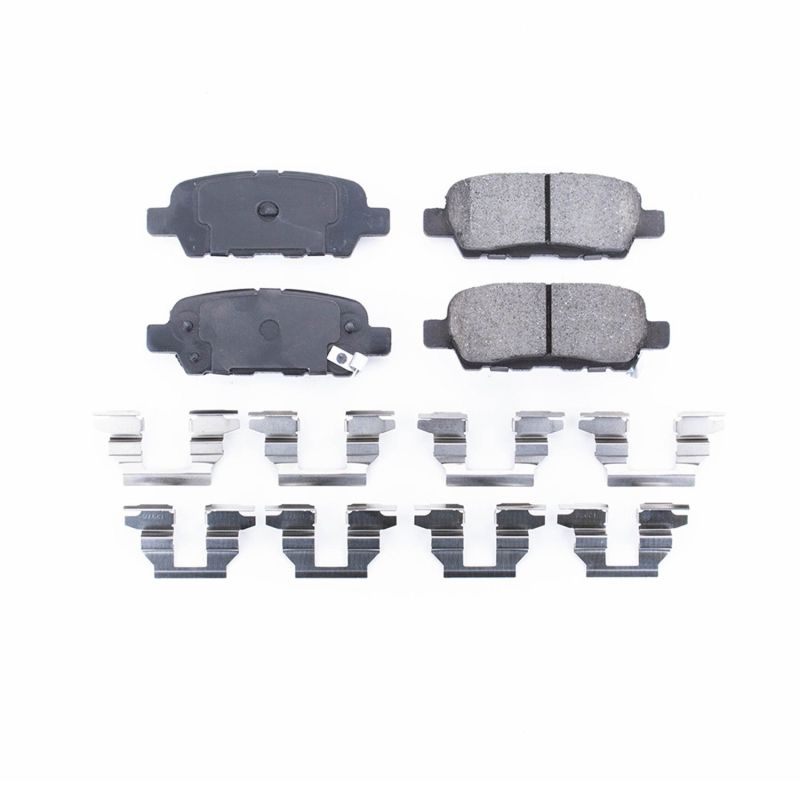 Power Stop 2013 Infiniti EX37 Rear Z17 Evolution Ceramic Brake Pads w/Hardware Brake Pads - OE PowerStop