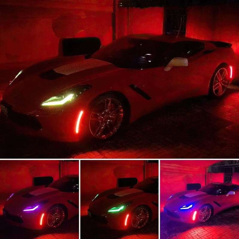 Oracle Chevrolet Corvette C7 Concept Sidemarker Set - Tinted - No Paint Light Strip LED ORACLE Lighting
