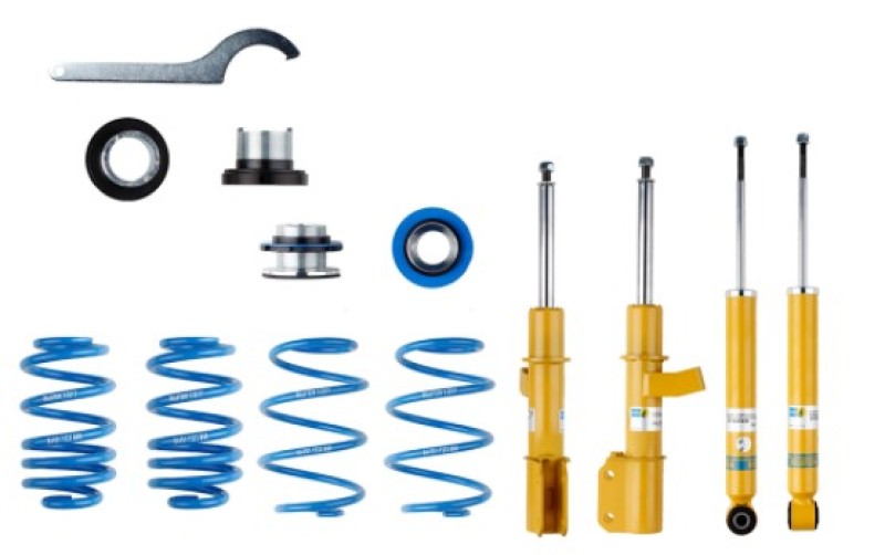 Bilstein B14 (PSS) 2016-2018 Smart Fortwo Front and Rear Performance Suspension Kit Coilovers Bilstein