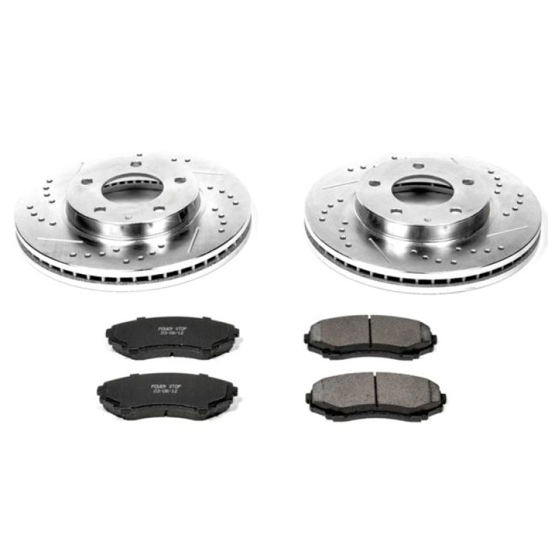 Power Stop 00-06 Mazda MPV Front Z23 Evolution Sport Brake Kit Brake Kits - Performance D&S PowerStop