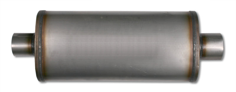 Diamond Eye Muffler 3-1/2in SGL IN/SGL OUT 22in BODY 28in OVERALL OVAL Muffler Diamond Eye Performance