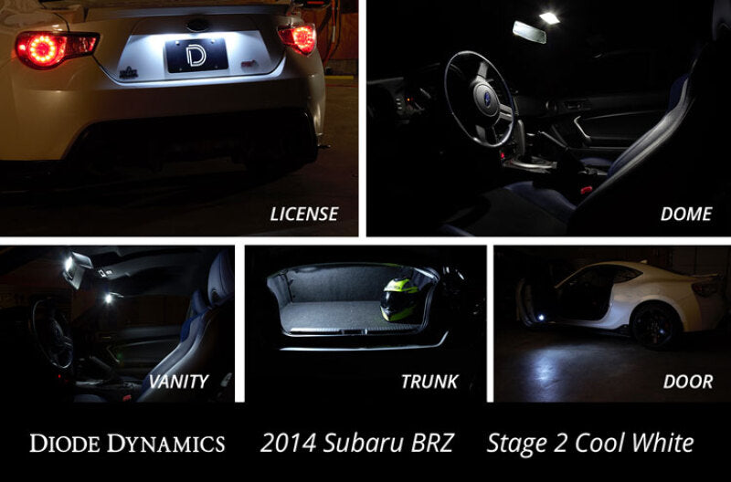 Diode Dynamics Subaru BRZ Interior Kit Stage 1 - Red Bulbs Diode Dynamics