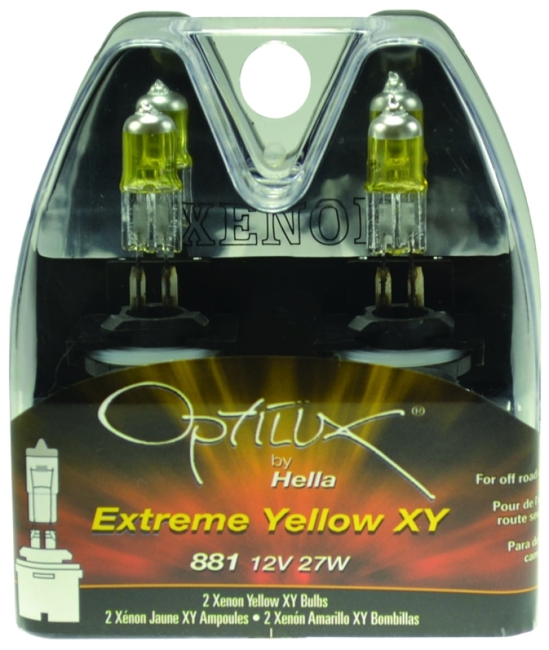 Hella Optilux 881 12V Xenon Yellow XY Bulb Bulbs Hella