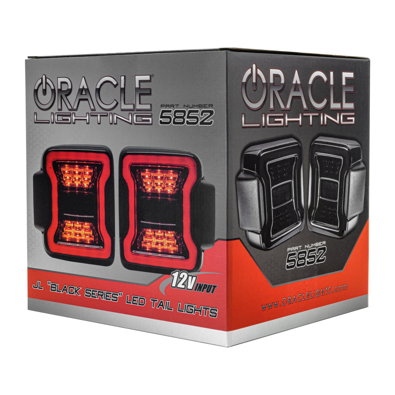 Oracle Jeep Wrangler JL Black Series LED Tail Lights Tail Lights ORACLE Lighting