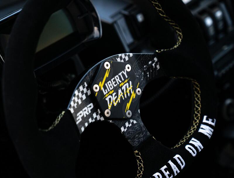 PRP Steering Wheel Center Cap Liberty or Death Steering Wheels PRP Seats