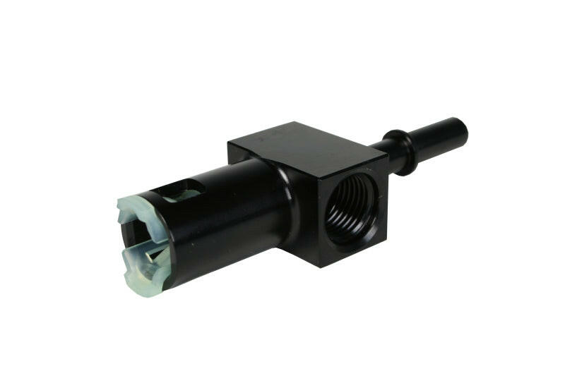 Aeromotive 5/16in Quick Connect with AN-06 port and 1/8in gauge port Fittings Aeromotive