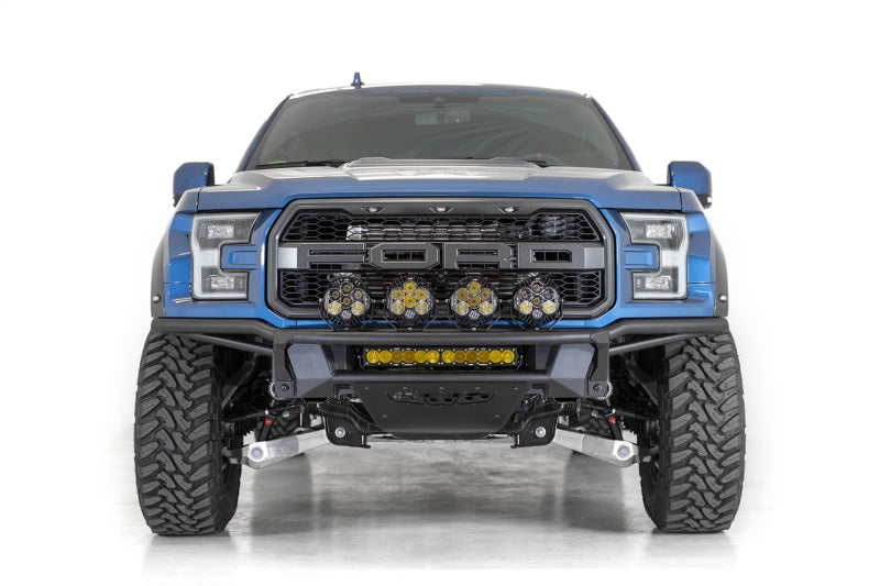 Addictive Desert Designs 17-20 Ford Raptor Pro Bolt-On Front Bumper - Hammer Black Bumpers - Steel Addictive Desert Designs