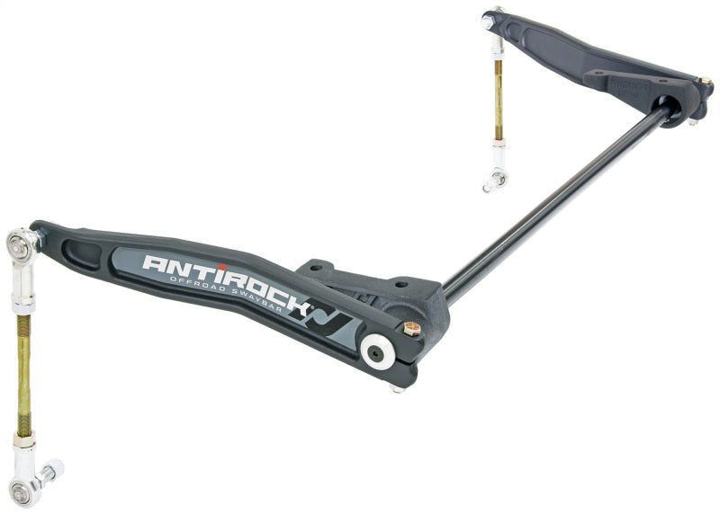 RockJock JK Antirock Sway Bar Kit Front Bolt-On Steel Frame Brackets Forged Arms Sway Bars RockJock