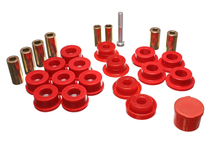 Energy Suspension Control Arm Bushings - Front - Red Bushing Kits Energy Suspension