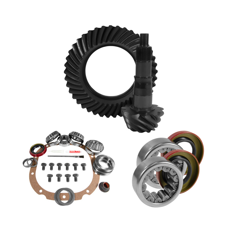 Yukon 8.8in Ford 4.56 Rear Ring & Pinion Install Kit 2.99in OD Axle Bearings and Seals Differential Install Kits Yukon Gear & Axle