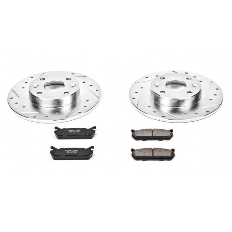 Power Stop 91-96 Ford Escort Rear Z23 Evolution Sport Brake Kit Brake Kits - Performance D&S PowerStop