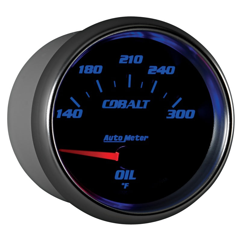 Autometer Cobalt 66.7mm 140-300 Degree F Electric Oil Temperature Gauge Gauges AutoMeter