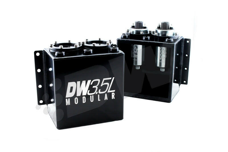 DeatschWerks 3.5L Modular Surge Tank (Fits 1-2 DW350iL Fuel Pumps - Pumps Not Included) Surge Tanks DeatschWerks