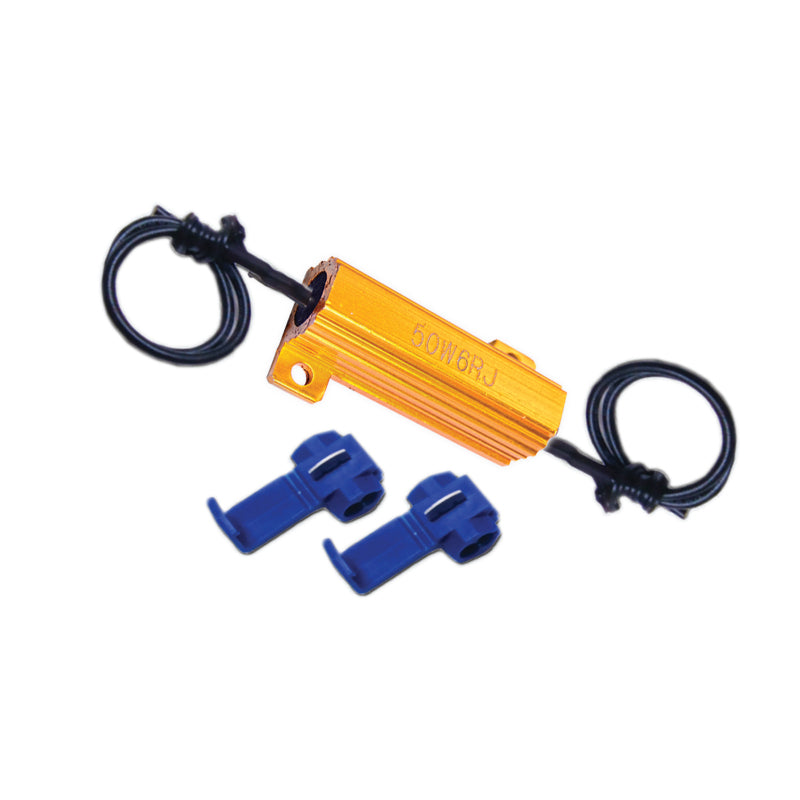 Oracle LED Load Equalizer 50w/ 6ohm Resistor for Turn Signal Rapid Flash Light Accessories and Wiring ORACLE Lighting