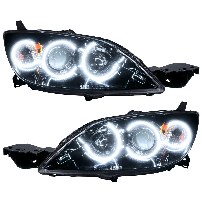 Oracle 04-09 Mazda 3 SMD HL - 4DR - Halogen Style - White Headlights ORACLE Lighting