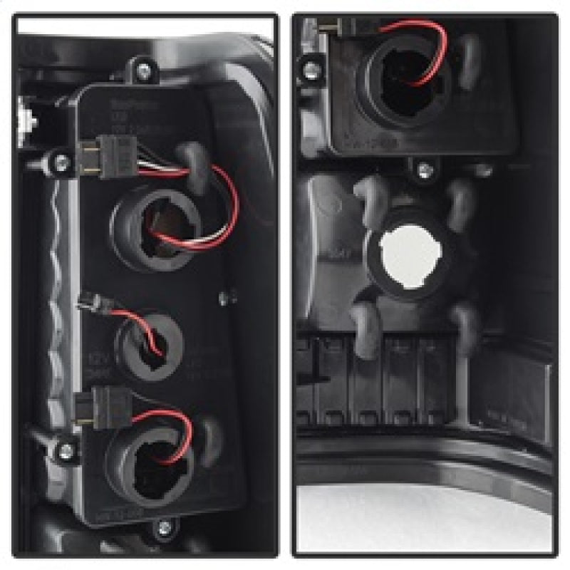 xTune 03-06 Chevy Silverado 1500 (w/o Stepside) LED Tail Lights - Blk Smoke (ALT-ON-CS03-G2-LED-BSM) Tail Lights SPYDER