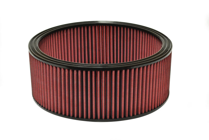 Injen Performance Air Filter 14in Round x 5in Tall - 1in Pleats Air Filters - Drop In Injen