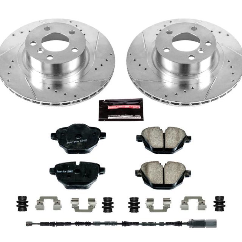 Power Stop 11-17 BMW X3 Rear Z23 Evolution Sport Brake Kit Brake Kits - Performance D&S PowerStop