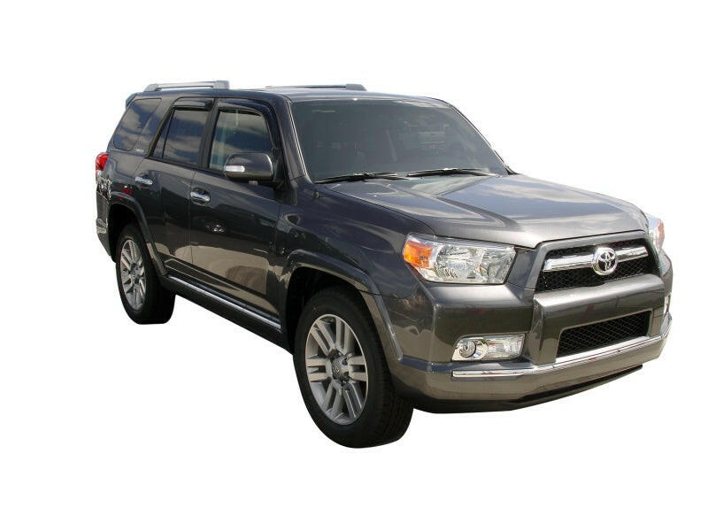AVS 10-18 Toyota 4Runner Ventvisor Outside Mount Window Deflectors 4pc - Smoke Wind Deflectors AVS