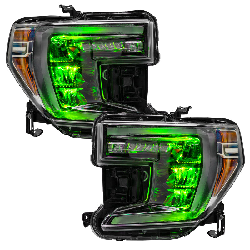 Oracle 19-21 Silverado/Sierra 1500 RGB Demon Eye Headlight Kit - w/o Controller Headlights ORACLE Lighting