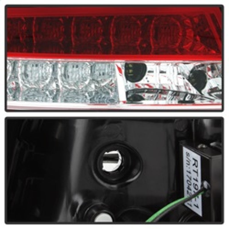 Spyder 09-11 Audi A6 LED Tail Lights - Red Clear (ALT-YD-AA609-LED-RC) Tail Lights SPYDER