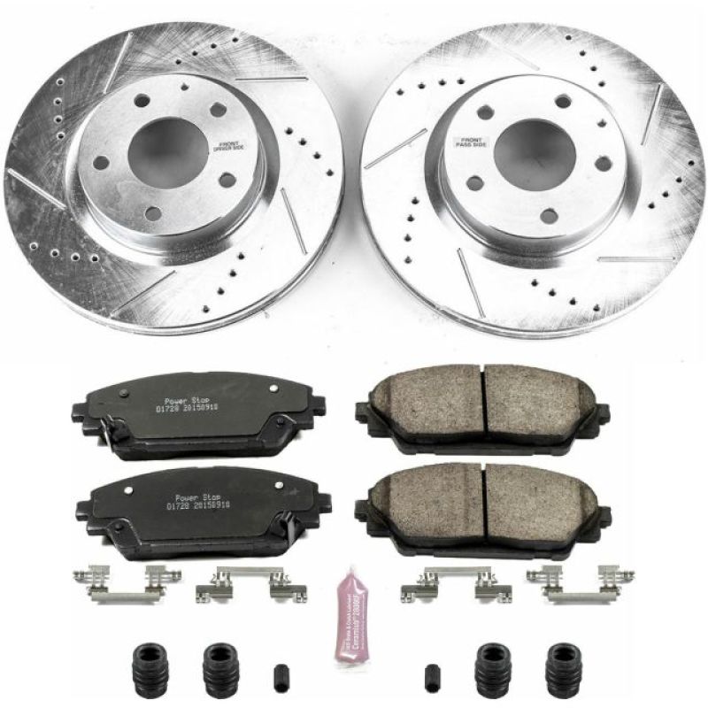 Power Stop 14-18 Mazda 3 Front Z23 Evolution Sport Brake Kit Brake Kits - Performance D&S PowerStop